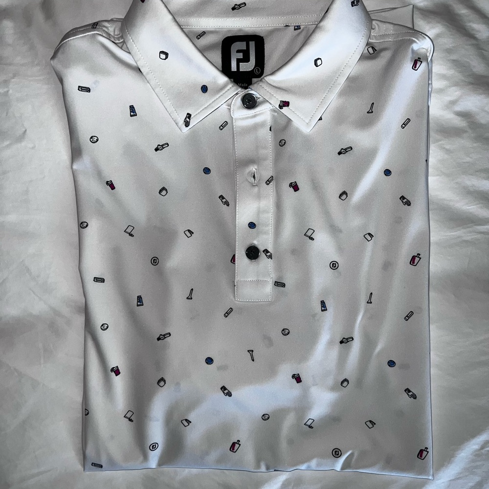 NWOT FootJoy White Polo TPC Scottsdale